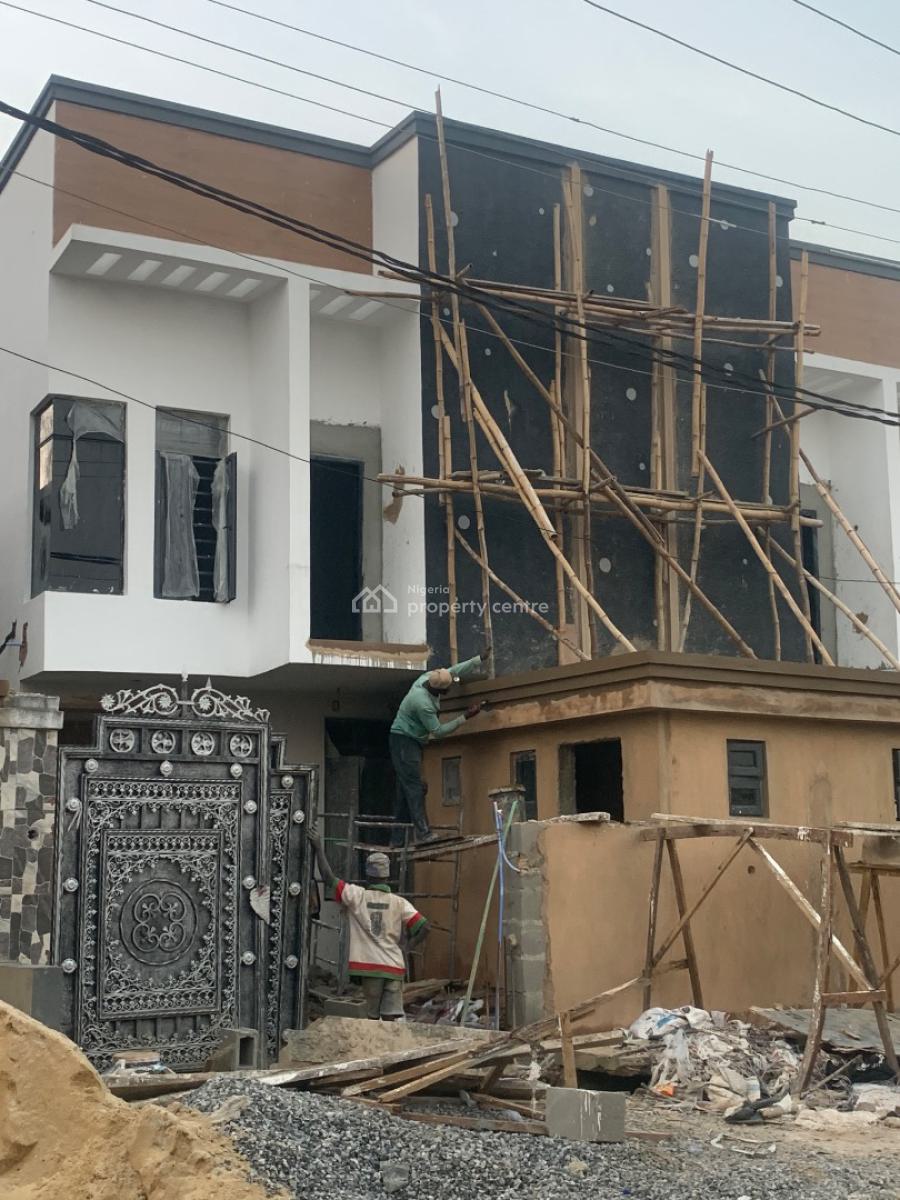 Tastefully 4 Bedroom Semi Detached Duplex with Bq in a Serene Environment, Adeniran Ogunsanya, Surulere, Lagos, Semi-detached Duplex for Sale