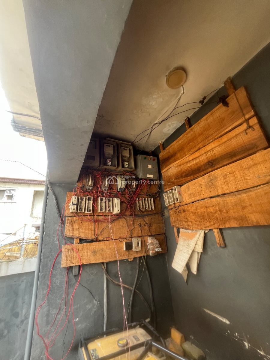 Distress Four Units of 2bedroom Flats on an Half Plots of Land, Mobil Road Ilaje, Ajah, Lagos, Block of Flats for Sale