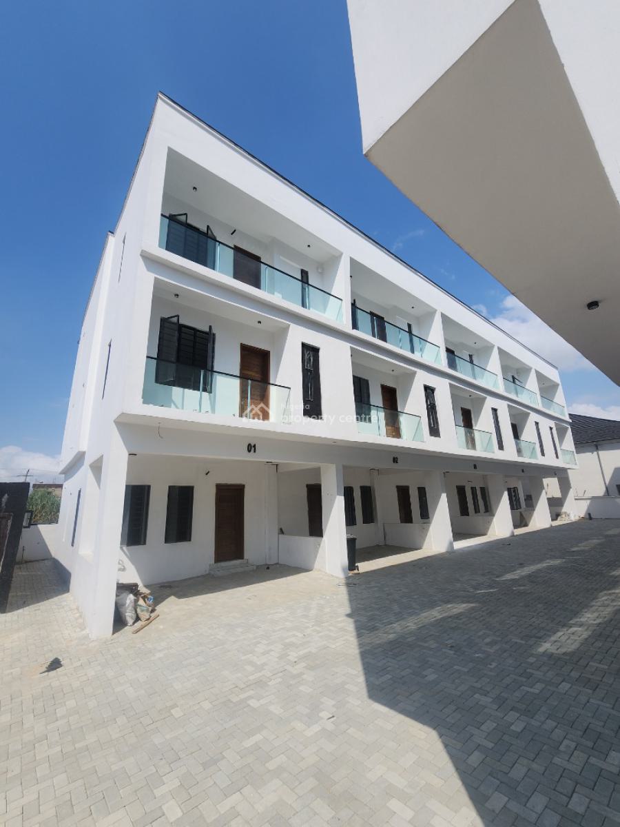 Luxury 4 Bedroom Terrace Duplex with Bq in a Secured Estate, Chevron Toll Gate, Orchid Road, Lekki, Lagos, Terraced Duplex for Sale