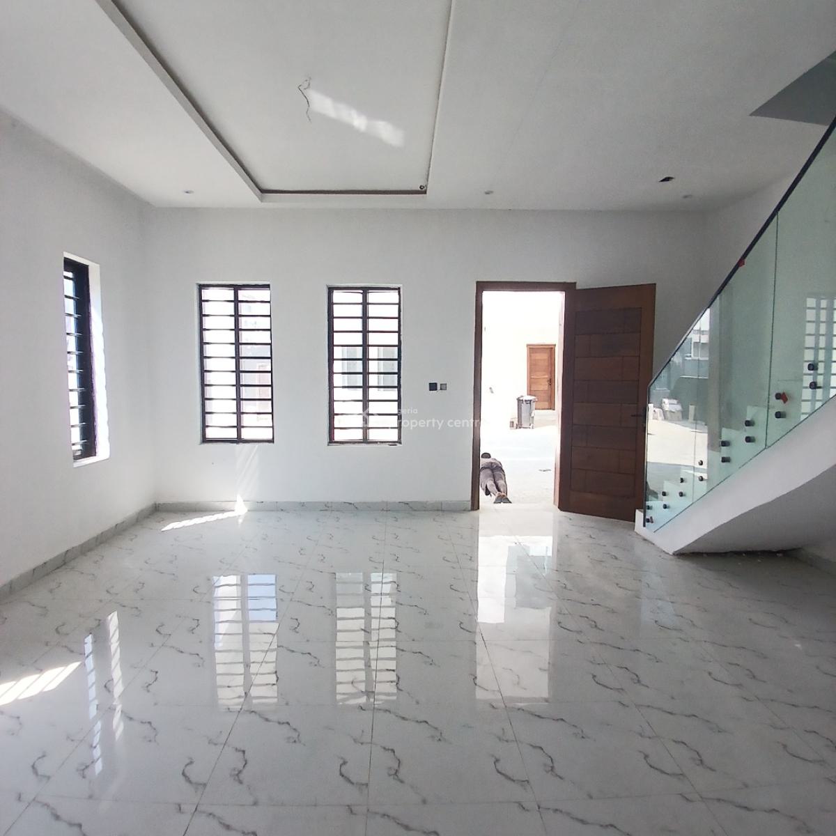 The Most Affordable 4 Bedroom Terrace Duplex with Bq on 2 Floors, Chevron Toll Gate, Orchid Road, Lekki, Lagos, Terraced Duplex for Sale