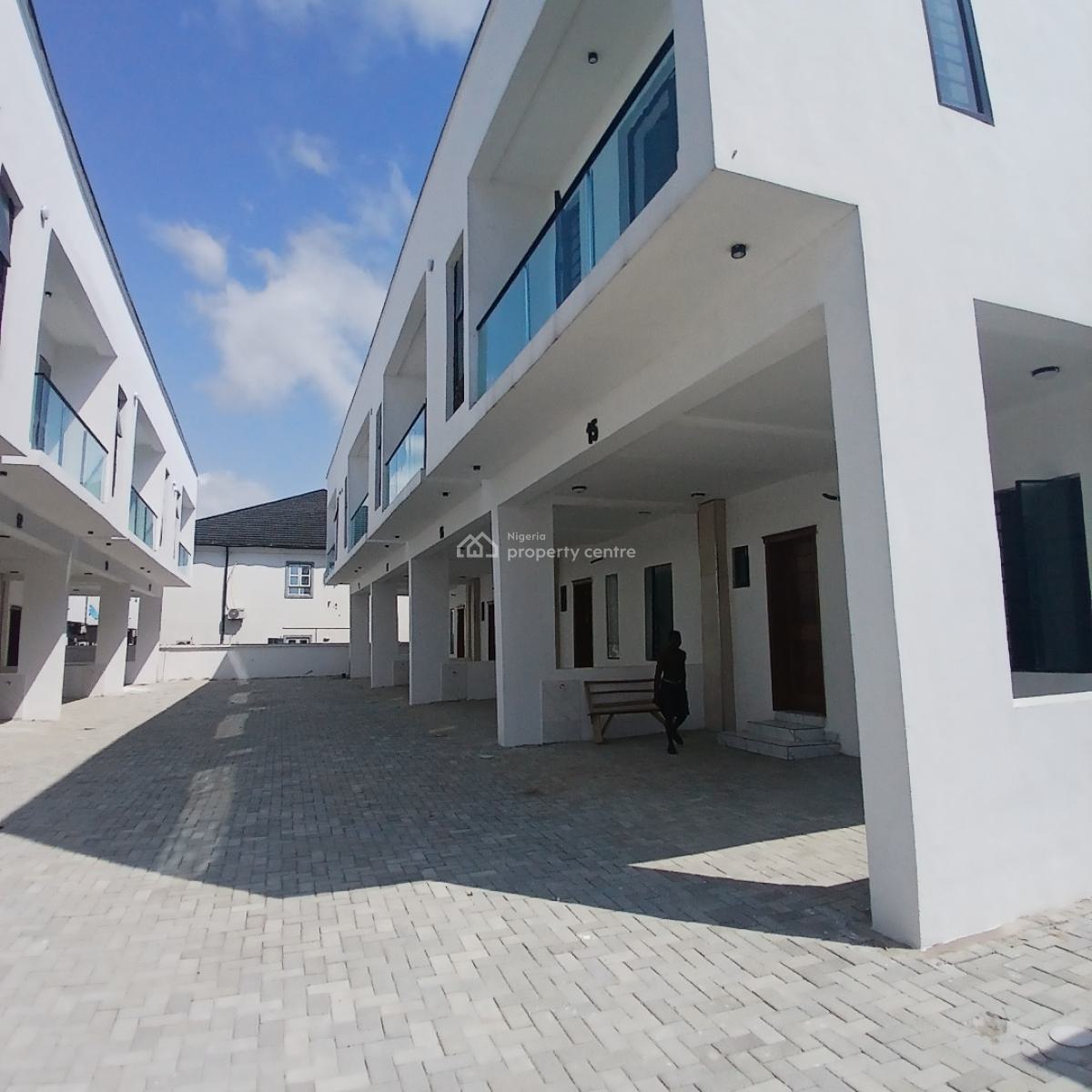 Affordable Luxury 4 Bedroom Terrace Duplex with Bq, Chevron Toll Gate,  Orchid Road, Lekki, Lagos, Terraced Duplex for Sale