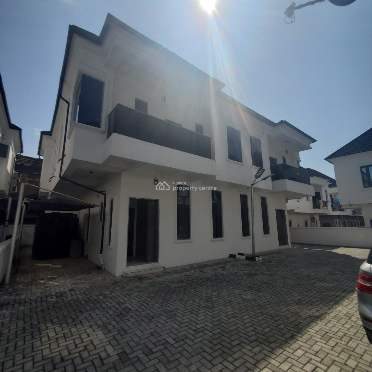 Amazing 4 Bedroom Semi Detached Duplex with a Bq in a Secured Estate, Orchid, Lekki, Lagos, House for Sale