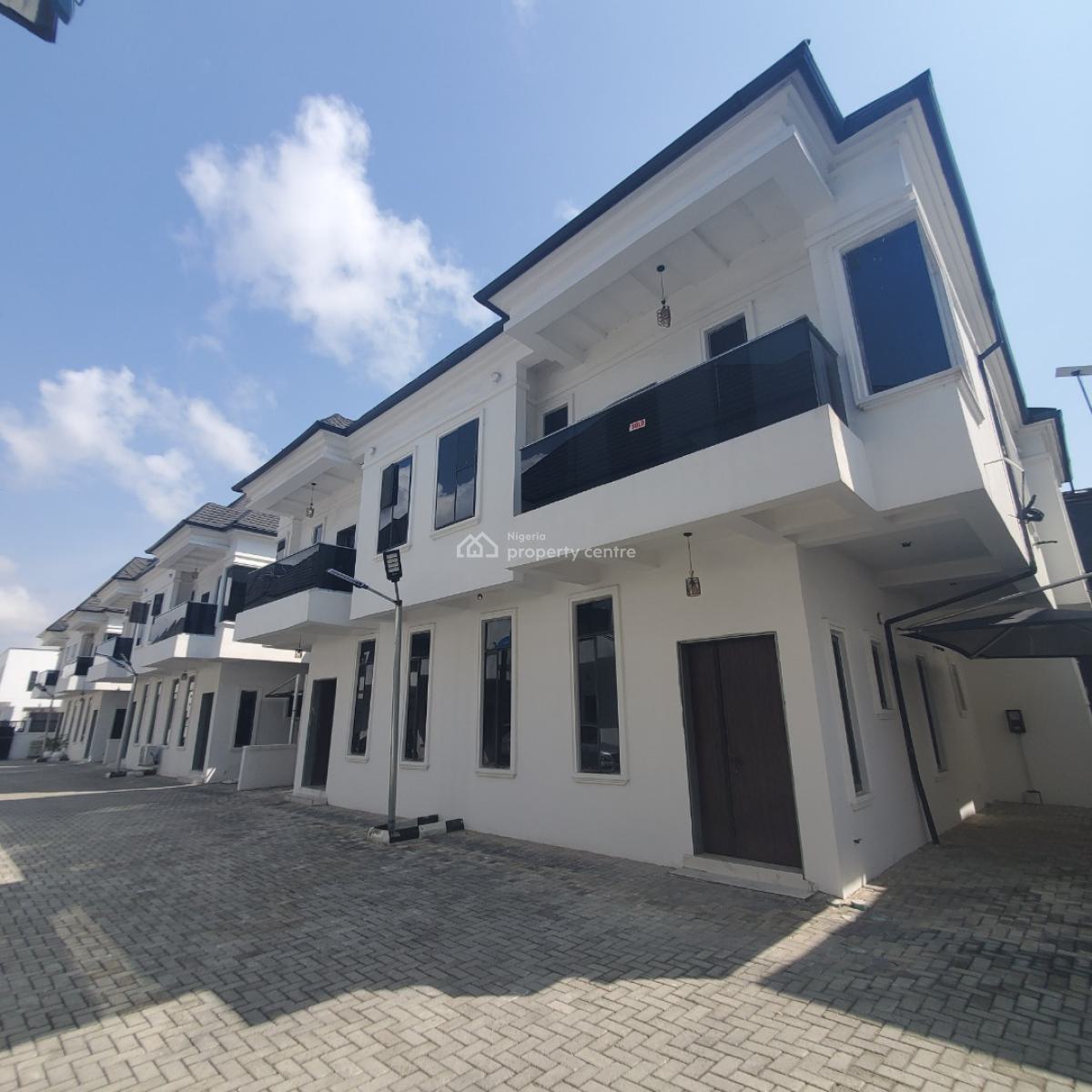 Amazing 4 Bedroom Semi Detached Duplex with a Bq in a Secured Estate, Orchid, Lekki, Lagos, House for Sale