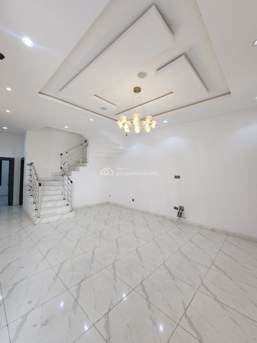Nicely Built 4 Bedroom Semi Detached Duplex with Bq in a Secured Estat, Chevron Toll Gate, Orchid Road, Lekki, Lagos, Semi-detached Duplex for Sale