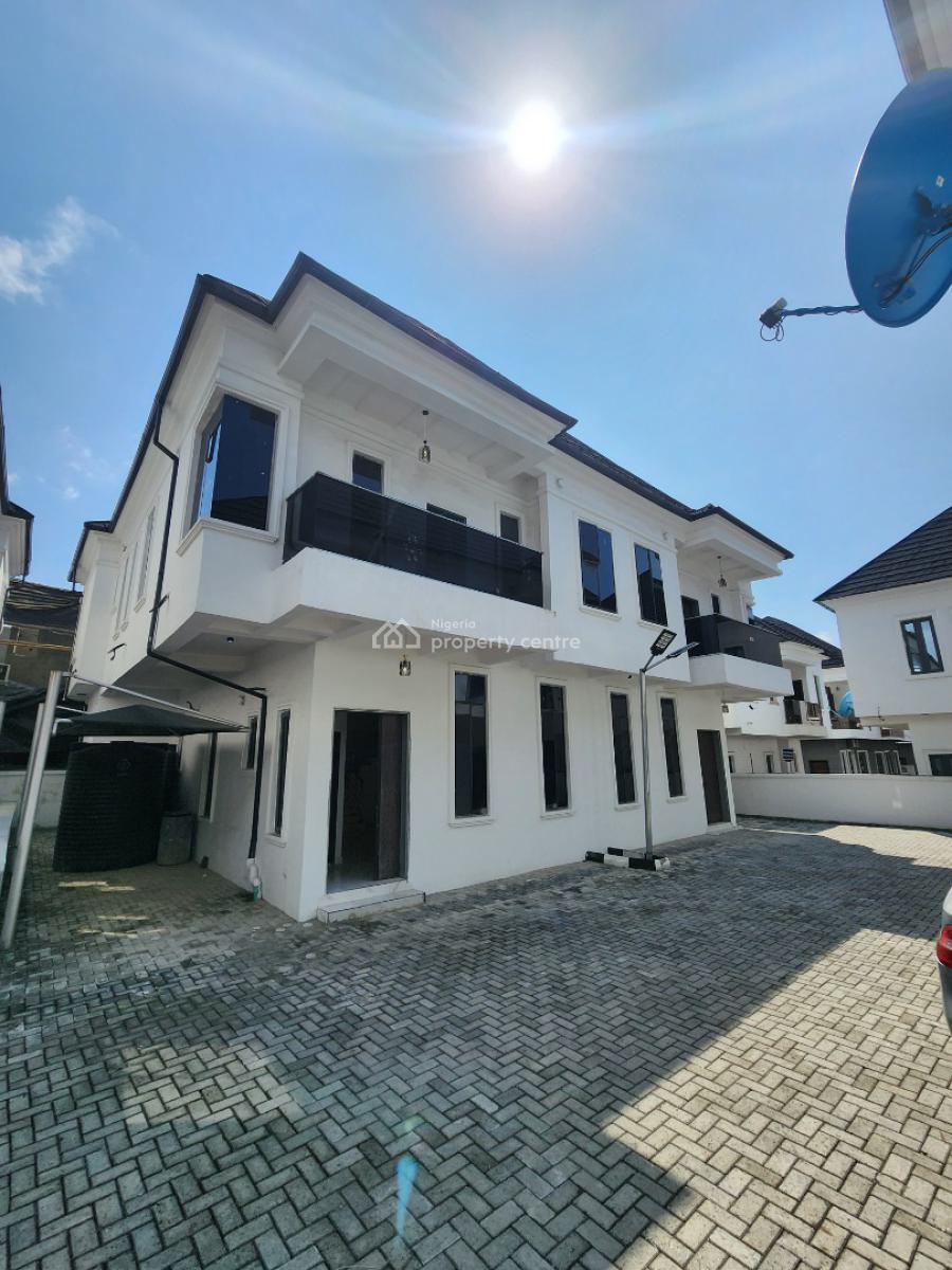 Nicely Built 4 Bedroom Semi Detached Duplex with Bq in a Secured Estat, Chevron Toll Gate, Orchid Road, Lekki, Lagos, Semi-detached Duplex for Sale