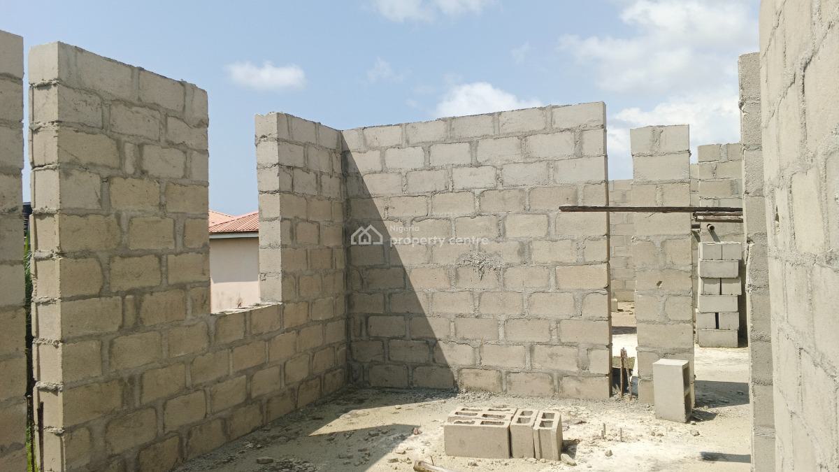 Distress Carcass 4 Bedrooms Fully Detached Duplex, Adiva Estate Inside Beechwood, Ibeju Lekki, Lagos, Detached Duplex for Sale