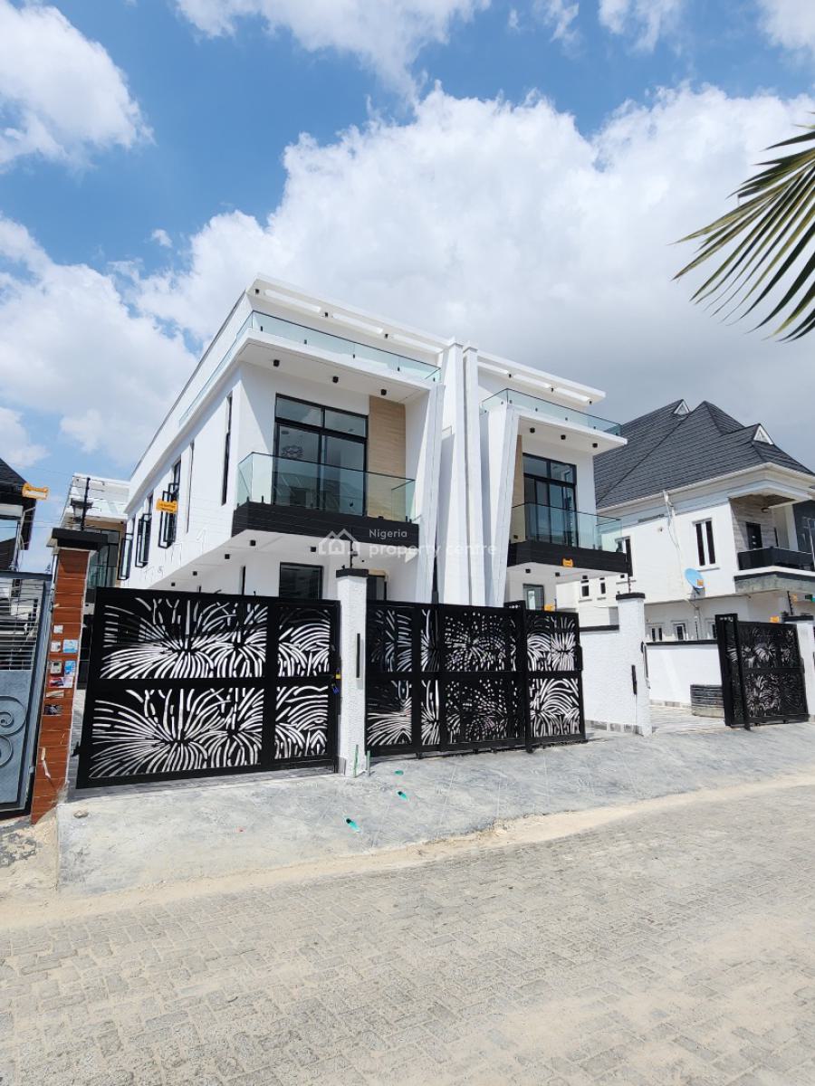 Nicely Built 4 Bedroom Semi Detached Duplex with Bq in a Secured Estat, Chevron Toll Gate, Orchid Road, Lekki, Lagos, Semi-detached Duplex for Sale