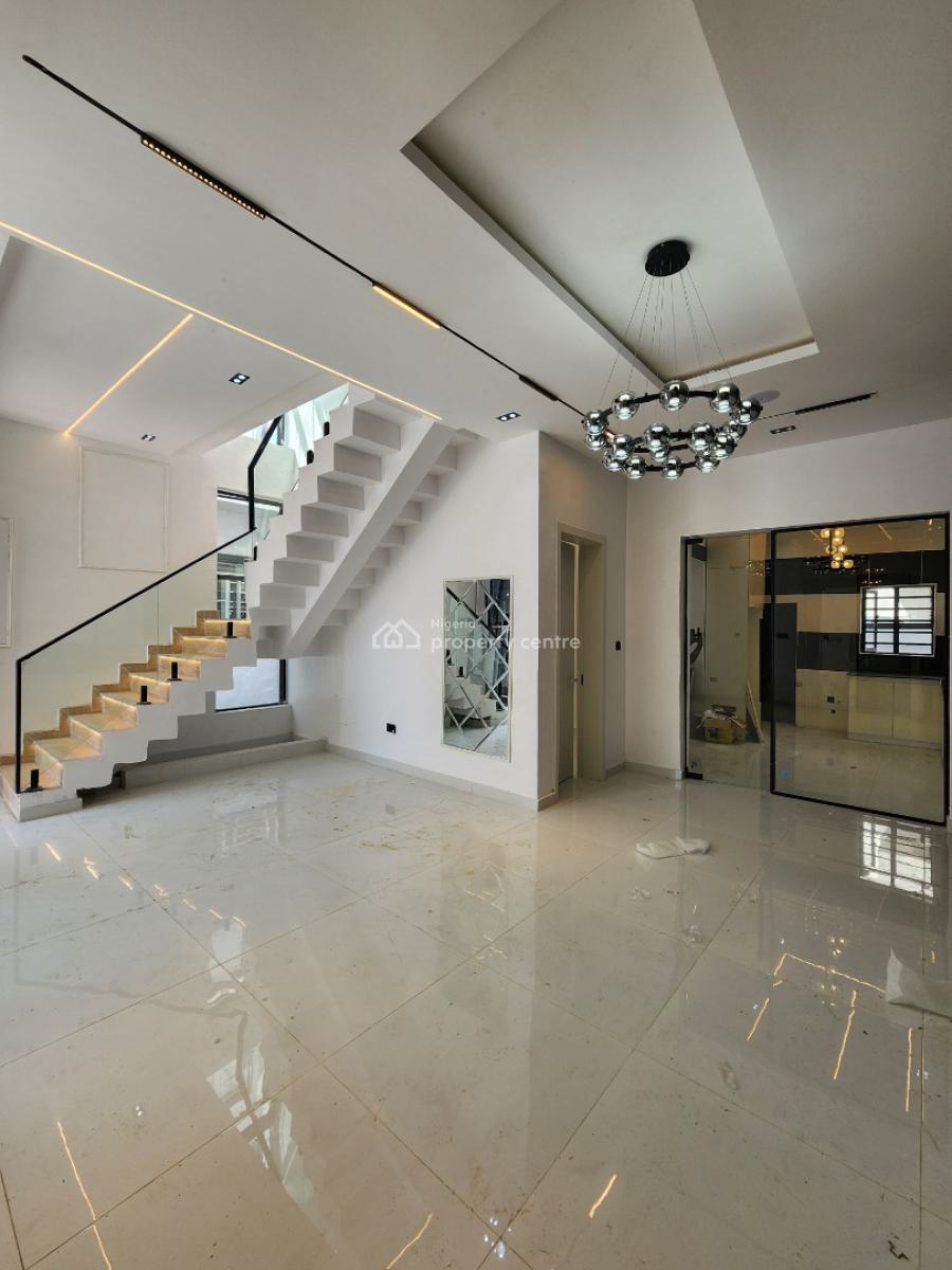 Nicely Built 4 Bedroom Semi Detached Duplex with Bq in a Secured Estat, Chevron Toll Gate, Orchid Road, Lekki, Lagos, Semi-detached Duplex for Sale