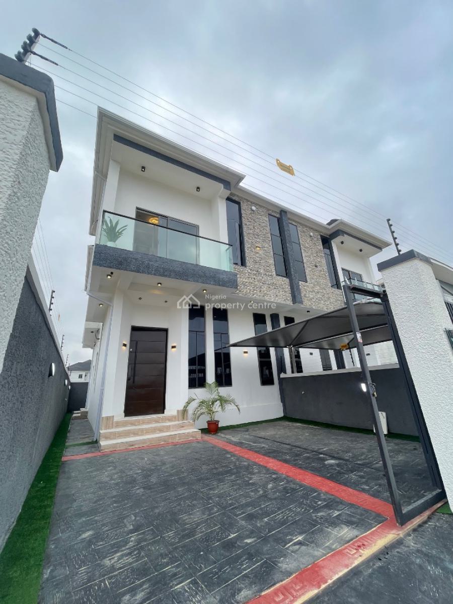 Elegantly Built 4 Bedroom Semi Detached Duplex with Bq, Ikota, Lekki, Lagos, Semi-detached Duplex for Rent