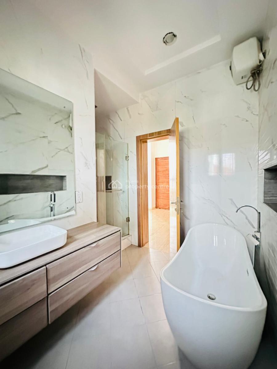 Nicely Built 4 Bedroom Terrace Duplex with Bq in a Secured Estate, Ikate, Lekki, Lagos, Terraced Duplex for Rent