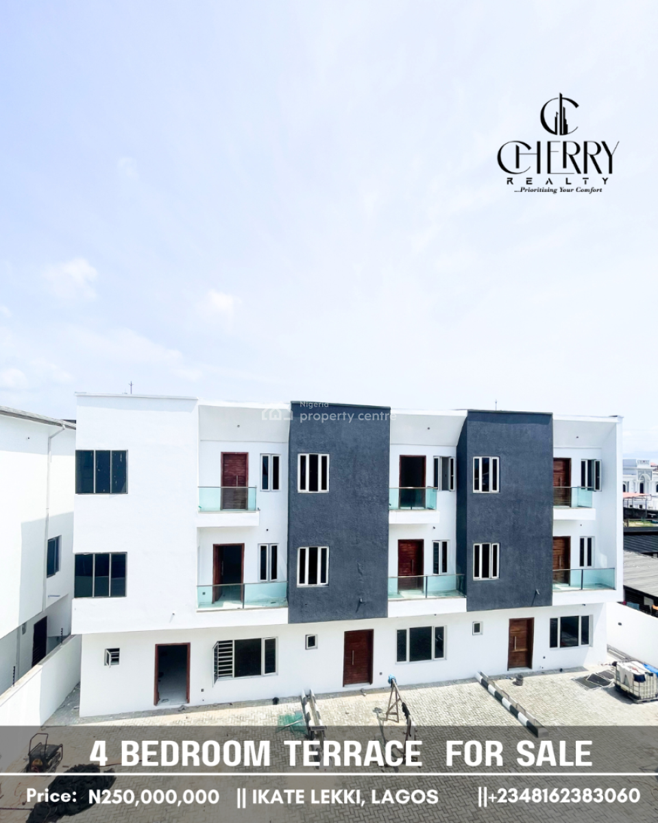 4 Bedroom Terrace, Ikate, Lekki, Lagos, Terraced Duplex for Sale