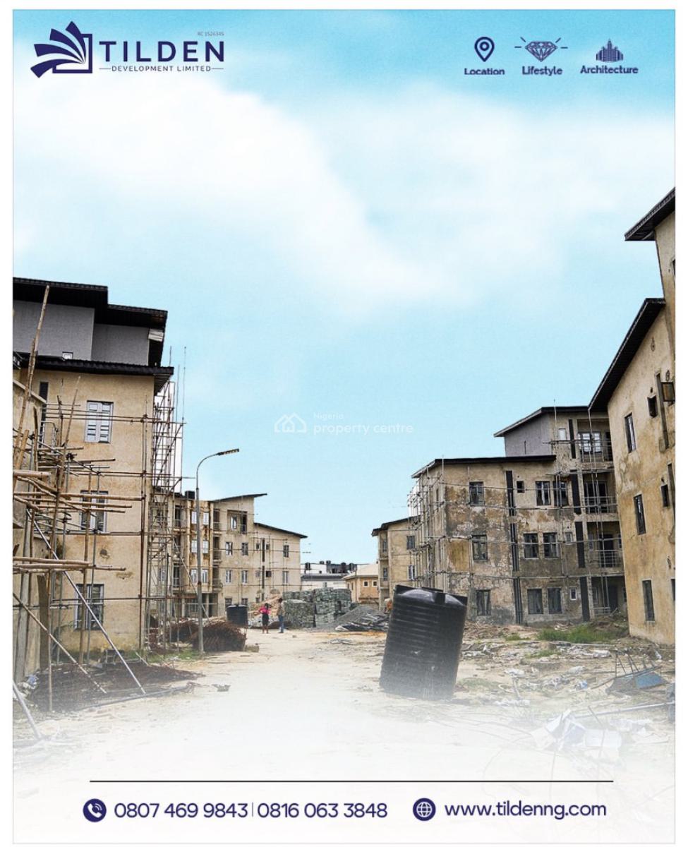Strategic and Prime 12 Units of 3 Bedroom Apartment with Bq, Ogbeni Street, Therra Annex Estate Off Lekki Epe Expressway, Sangotedo, Ajah, Lagos, Block of Flats for Sale