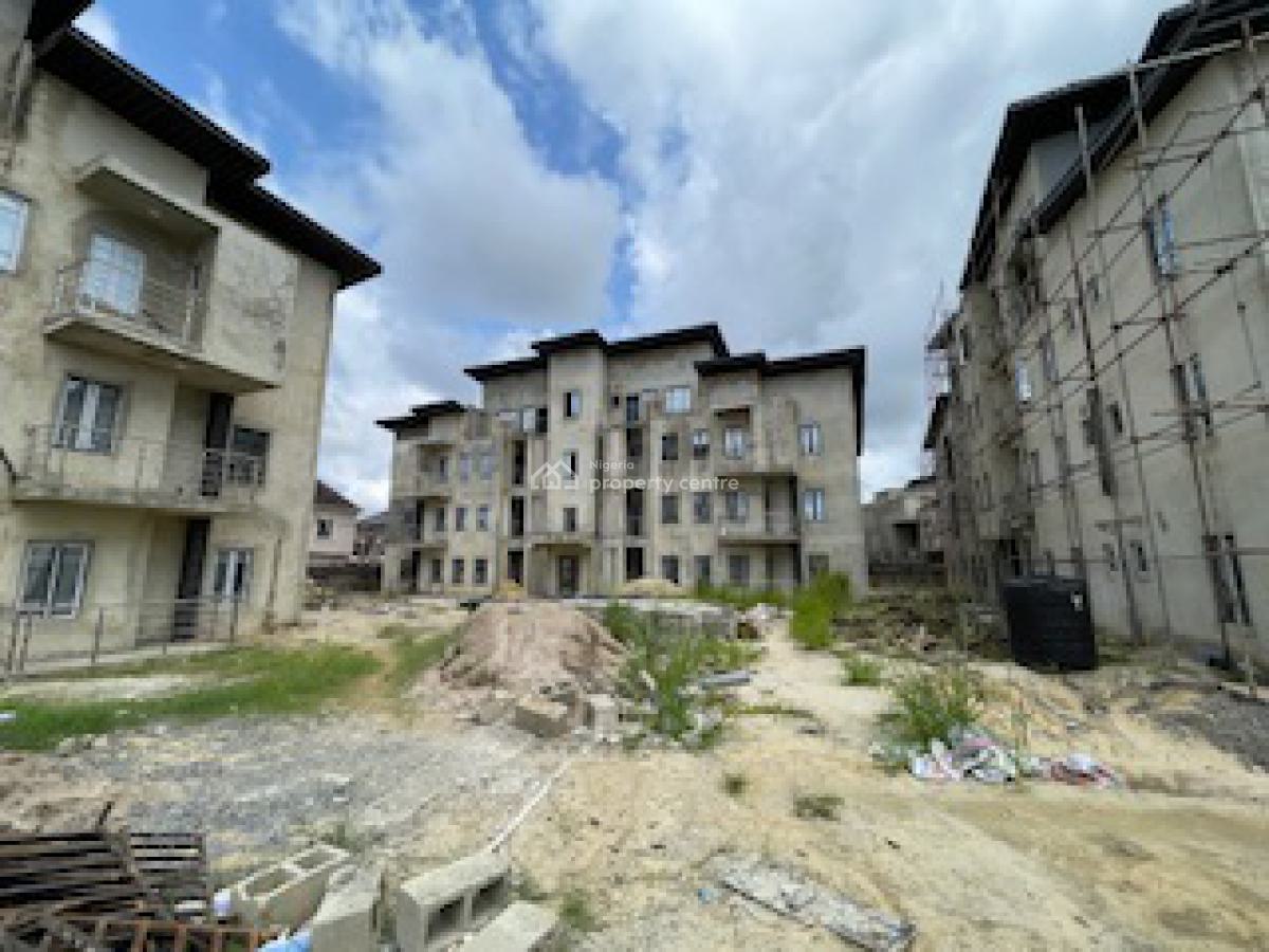 2 Blocks of 3 Bedroom Apartment with Bq & Excellent Features, Therra Annex Estate Along Lekki Epe Expressway, Sangotedo, Ajah, Lagos, Block of Flats for Sale