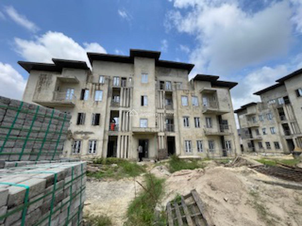2 Blocks of 3 Bedroom Apartment with Bq & Excellent Features, Therra Annex Estate Along Lekki Epe Expressway, Sangotedo, Ajah, Lagos, Block of Flats for Sale