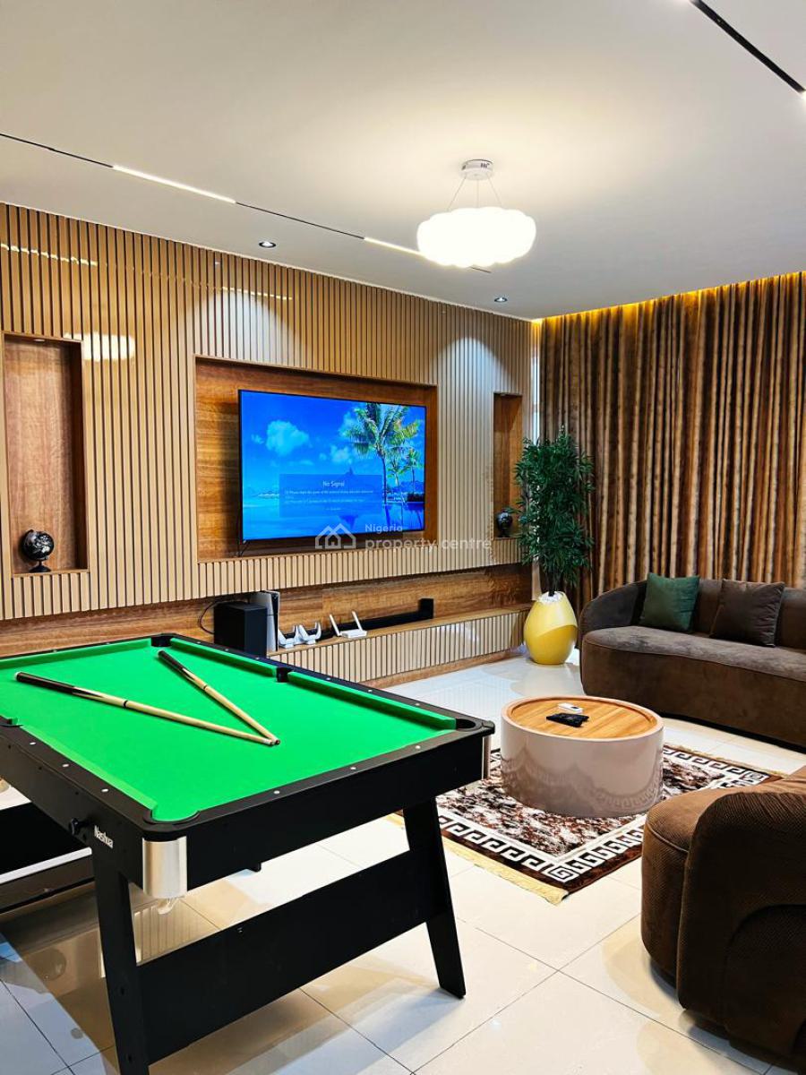 Beautifully Furnished 3 Bedroom Apartment with Ps5 and Snooker, Chevron, Lekki, Lagos, Flat / Apartment Short Let