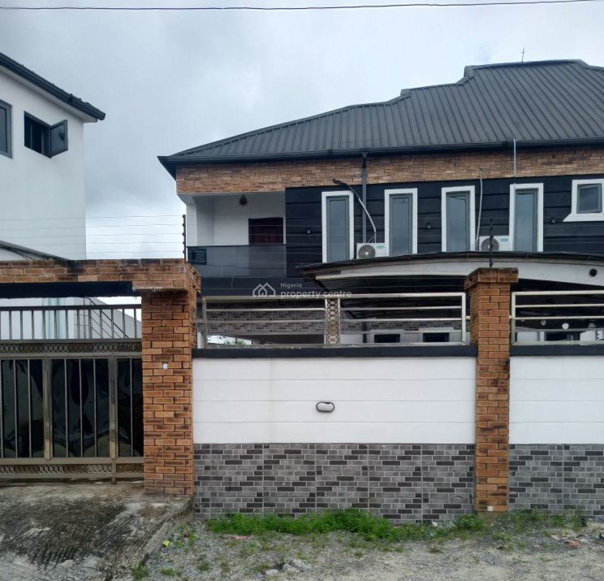 Massive Built 3 Bedroom Semi-detached with Bq, Phase 2, Oribanwa, Ibeju Lekki, Lagos, Semi-detached Duplex for Sale