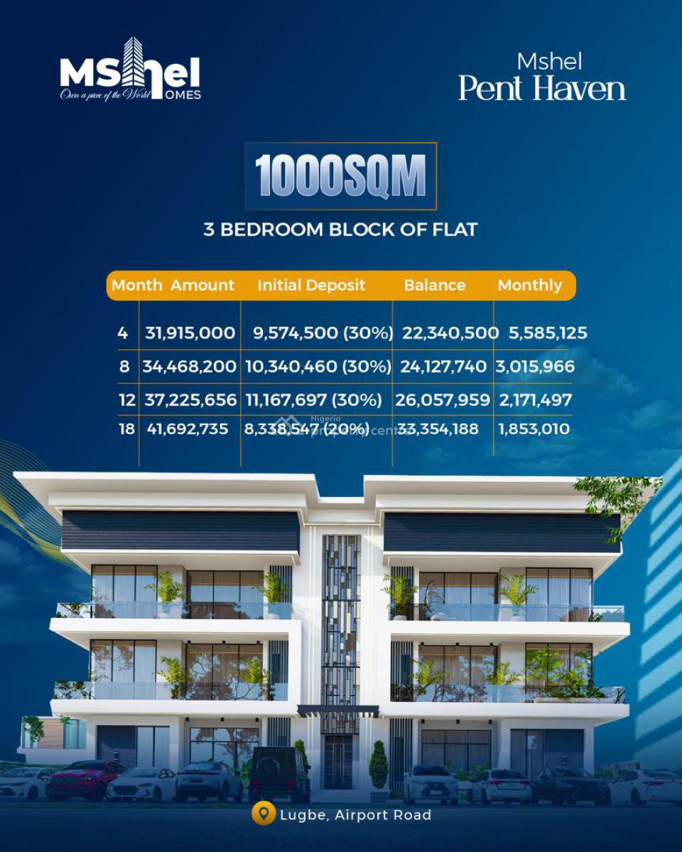 Flat Estate Land, Airport Road, Lugbe District, Abuja, Mixed-use Land for Sale