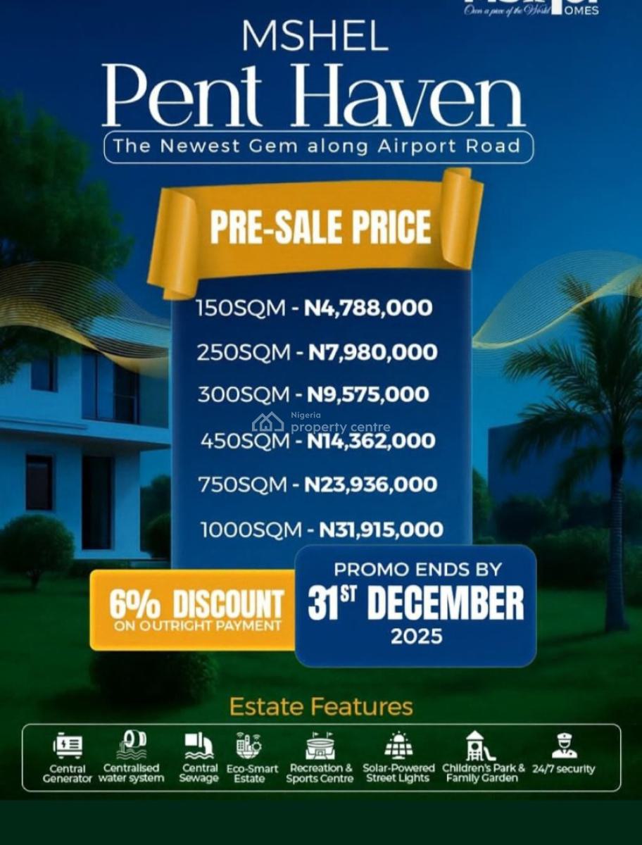 Flat Estate Land, Airport Road, Lugbe District, Abuja, Mixed-use Land for Sale