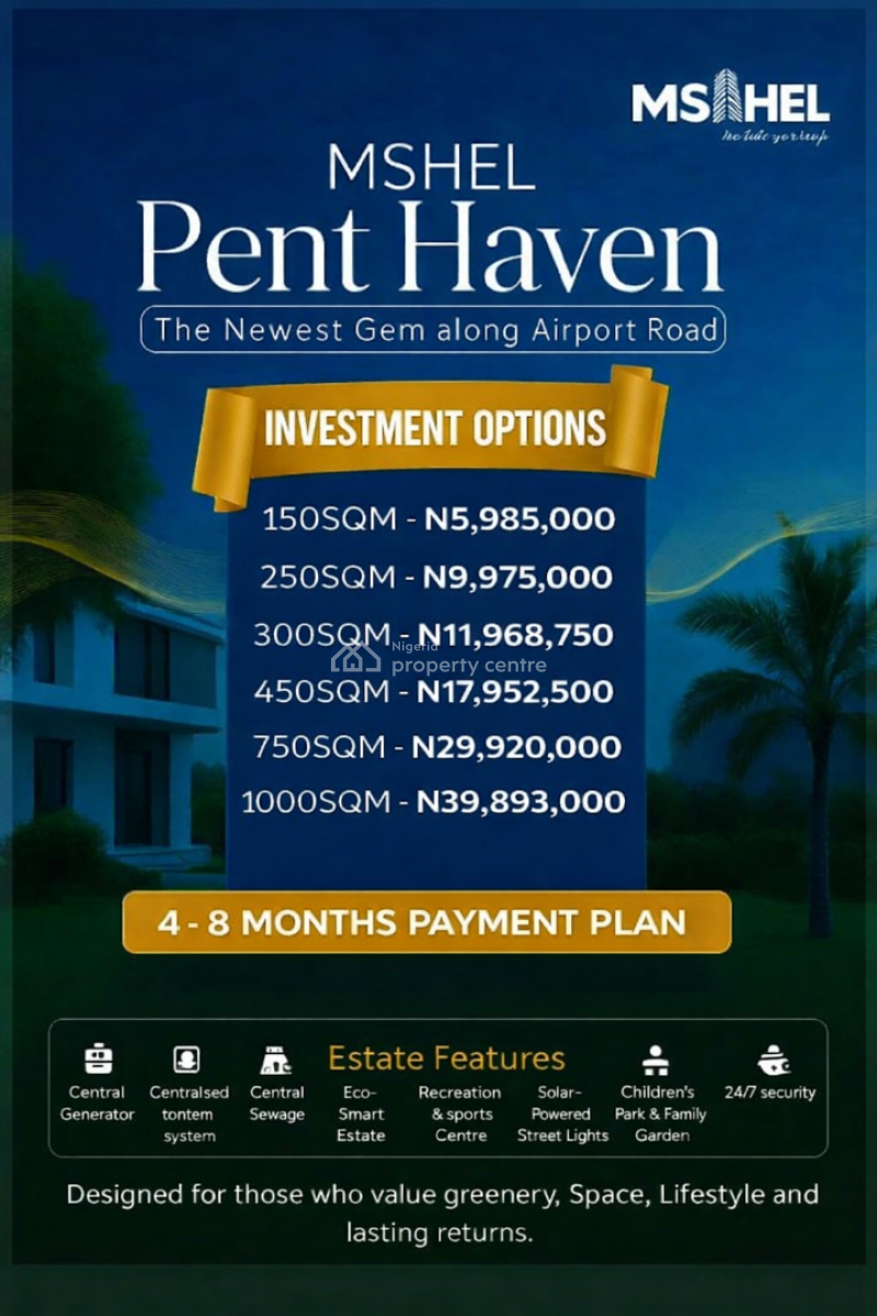 Flat Estate Land, Airport Road, Lugbe District, Abuja, Mixed-use Land for Sale