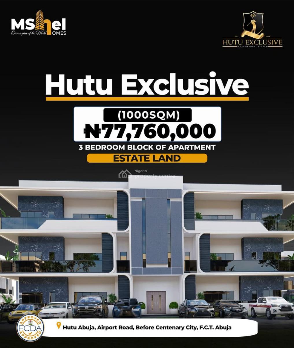 Flat Estate Land, Airport Road, Lugbe District, Abuja, Mixed-use Land for Sale