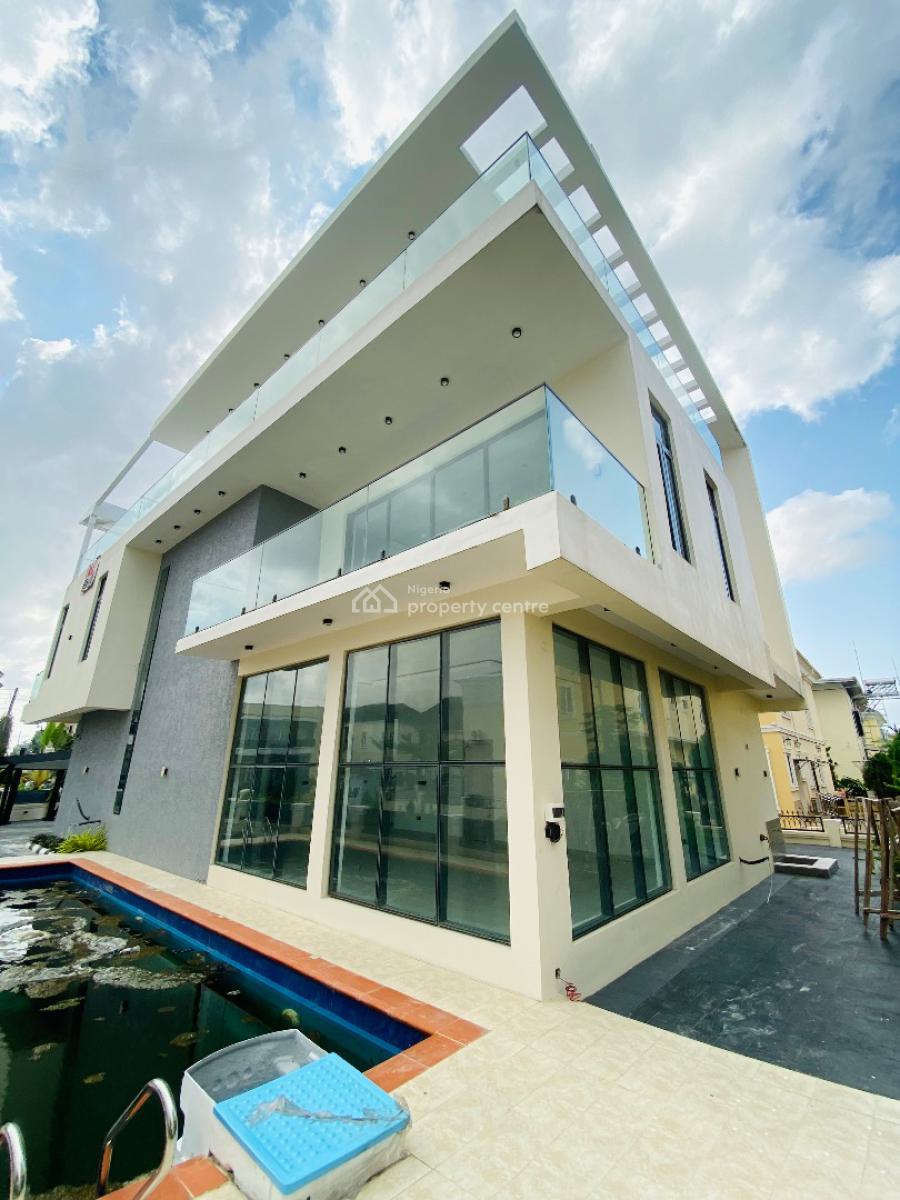 5-bedroom Home with Cinema, Pool & 2-room Bq, Northern Foreshore, Chevron Drive, Lekki, Lagos, Detached Duplex for Sale