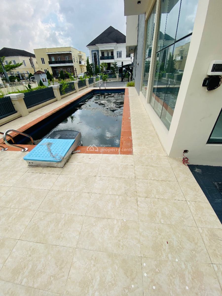 5-bedroom Home with Cinema, Pool & 2-room Bq, Northern Foreshore, Chevron Drive, Lekki, Lagos, Detached Duplex for Sale