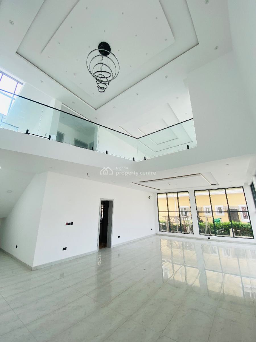 5-bedroom Home with Cinema, Pool & 2-room Bq, Northern Foreshore, Chevron Drive, Lekki, Lagos, Detached Duplex for Sale