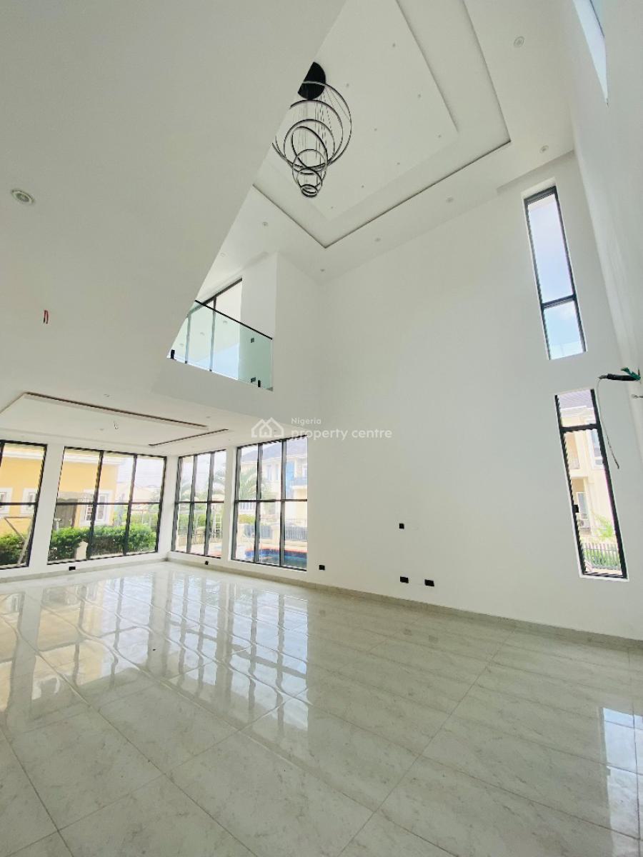5-bedroom Home with Cinema, Pool & 2-room Bq, Northern Foreshore, Chevron Drive, Lekki, Lagos, Detached Duplex for Sale