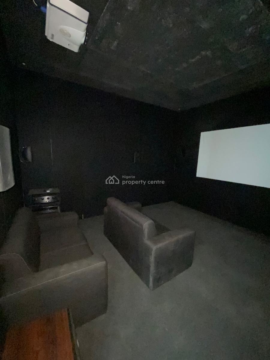 5-bedroom Home with Cinema, Pool & 2-room Bq, Northern Foreshore, Chevron Drive, Lekki, Lagos, Detached Duplex for Sale