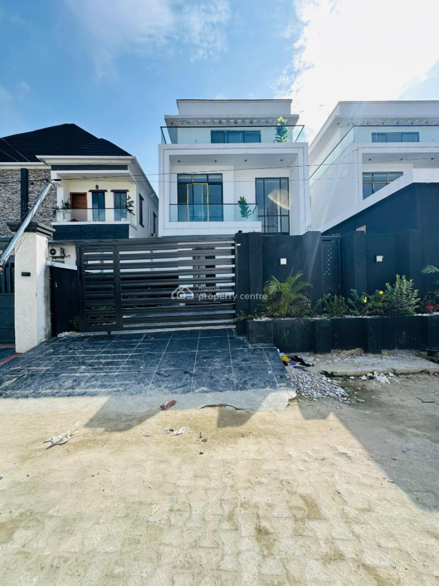 Beautifully Built 5 Bedroom Detached Duplex with Bq, Pool and Cinema, Ikota, Lekki, Lagos, Detached Duplex for Sale