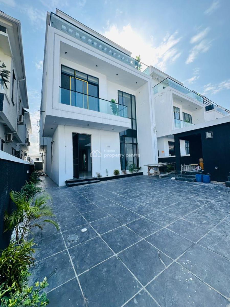 Beautifully Built 5 Bedroom Detached Duplex with Bq ,pool &cinema, Ikota, Lekki, Lagos, Detached Duplex for Sale
