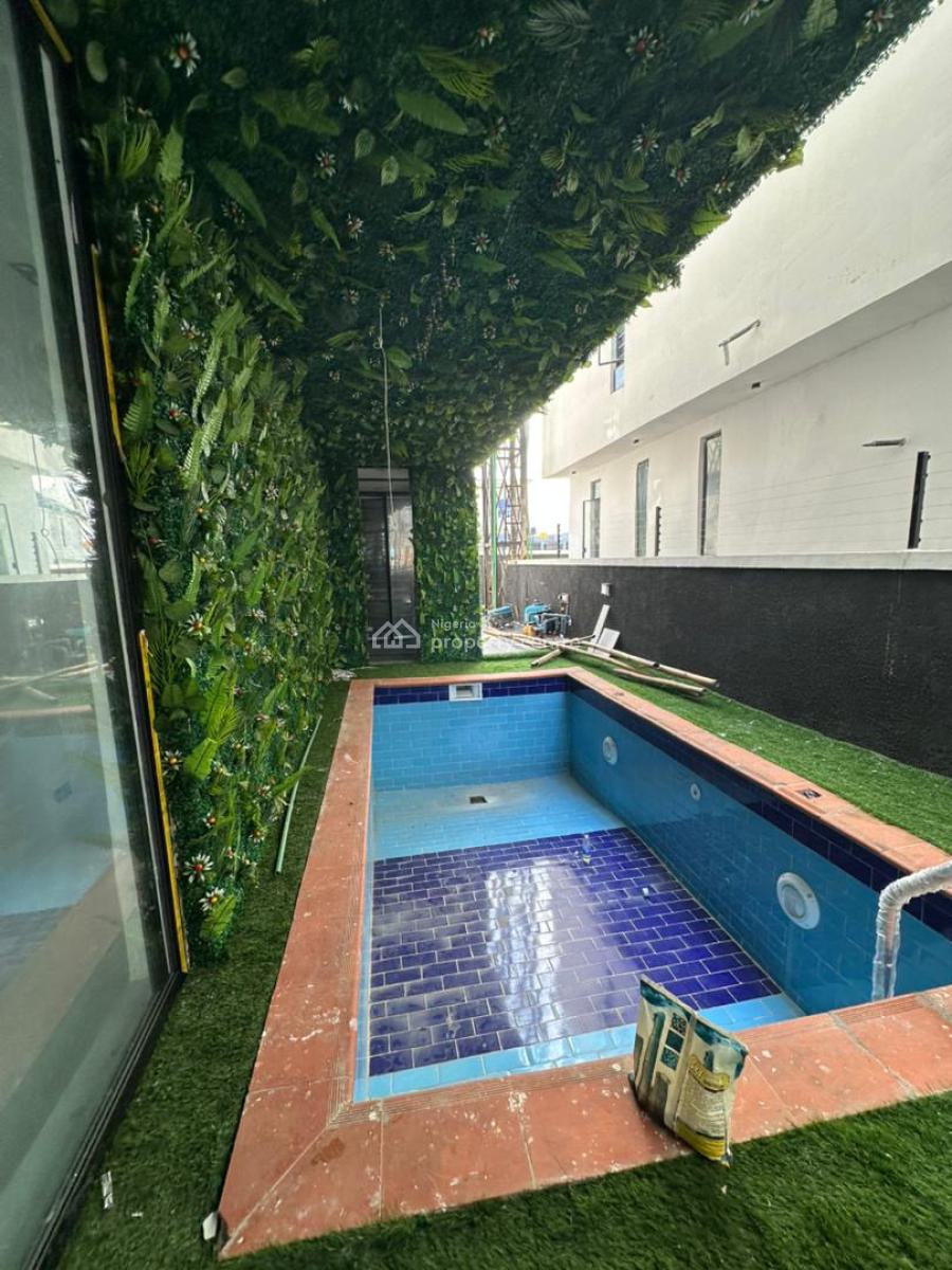 Beautifully Built 5 Bedroom Detached Duplex with Bq ,pool &cinema, Ikota, Lekki, Lagos, Detached Duplex for Sale
