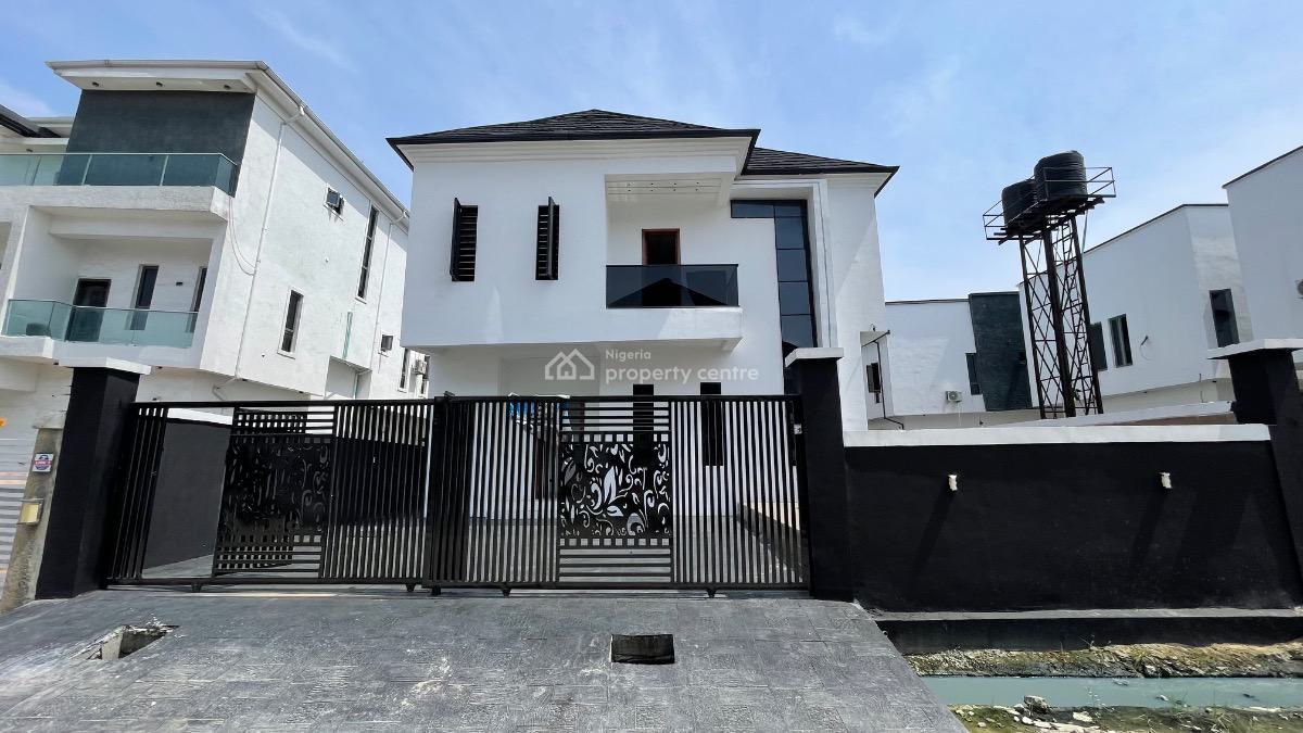 Humongous 5 Bedroom Fully Detached Duplex with a Bq & Swimming Pool, Lekki Palm City, Ajah, Lagos, Detached Duplex for Sale