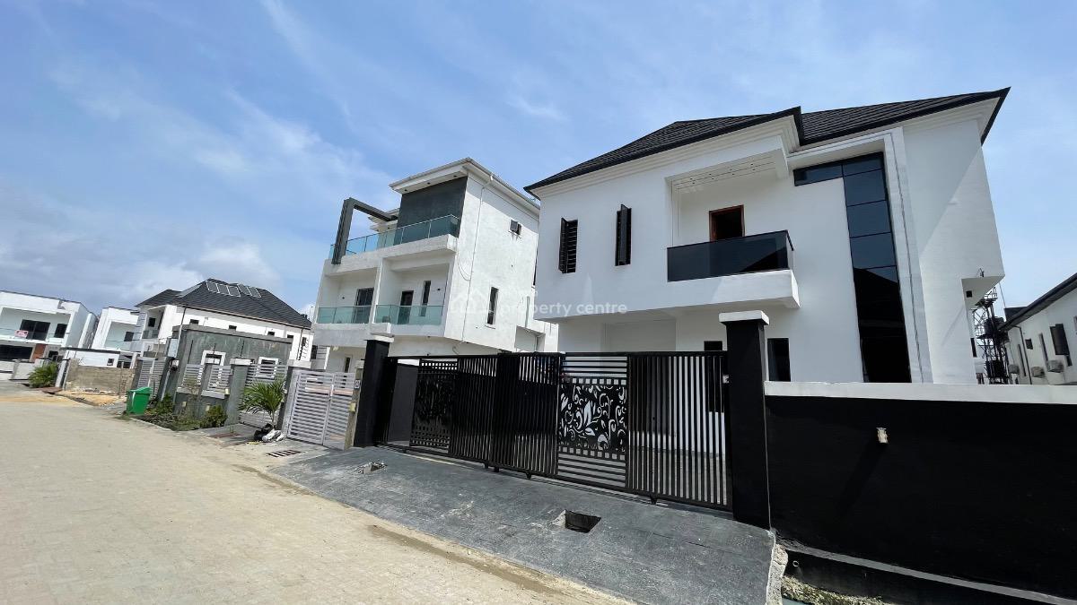 Humongous 5 Bedroom Fully Detached Duplex with a Bq & Swimming Pool, Lekki Palm City, Ajah, Lagos, Detached Duplex for Sale