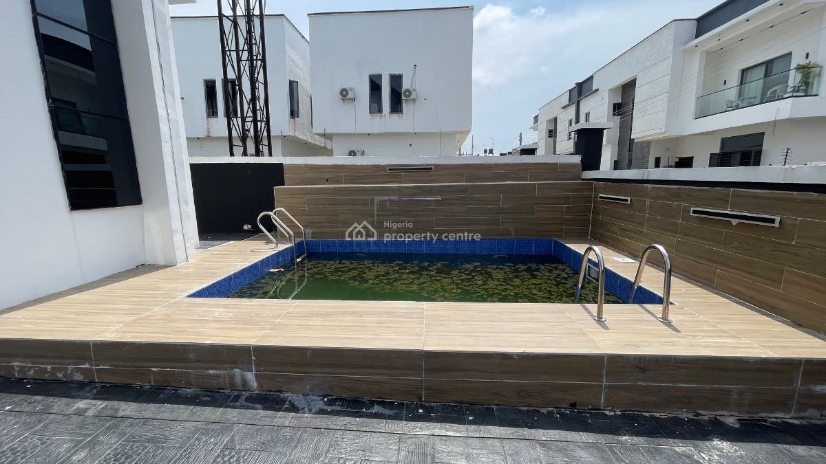 Humongous 5 Bedroom Fully Detached Duplex with a Bq & Swimming Pool, Lekki Palm City, Ajah, Lagos, Detached Duplex for Sale