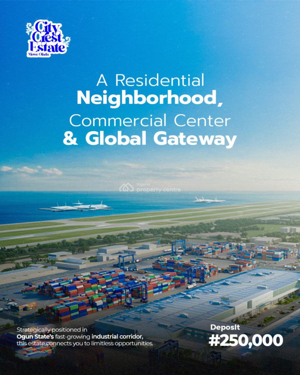 500sqm Land, City Crest Estate,mowe Ofada,ogun State., Mowe Ofada, Ogun, Commercial Land for Sale