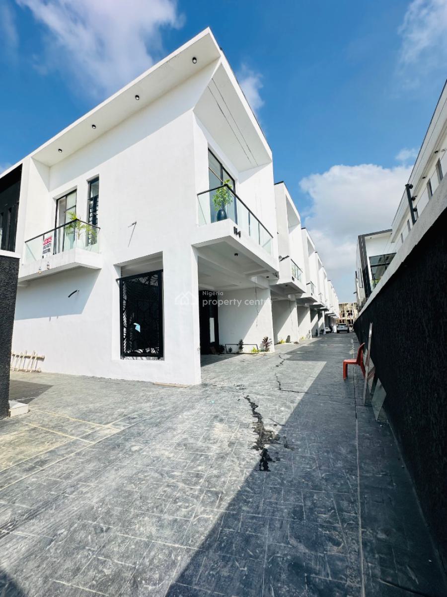 Contemporary 4 Bedroom Terrace Duplex with No Bq, Ikota, Lekki, Lagos, Terraced Duplex for Sale