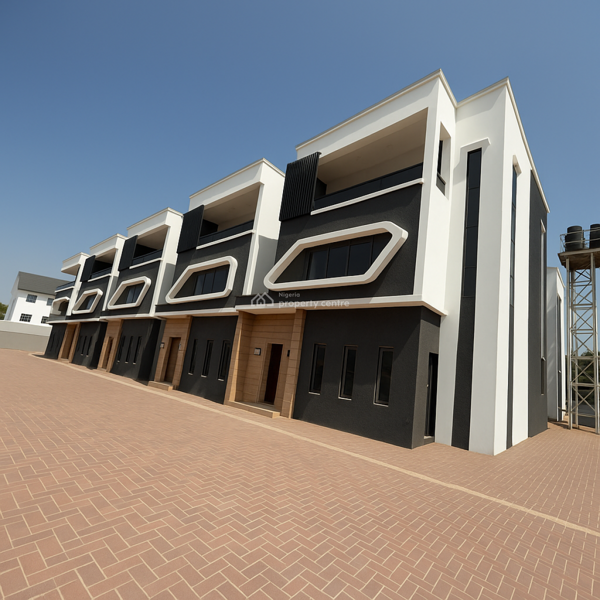 Luxury 5 Bedroom Terrace Duplex with Bq, Before Lokogoma Junction, Lokogoma District, Abuja, Terraced Duplex for Sale