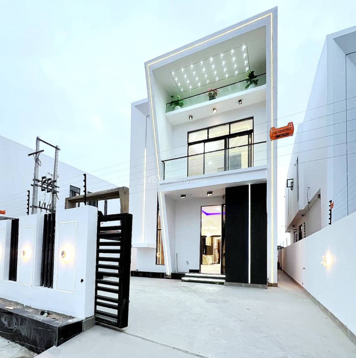 4 Bedroom Fully Detached Duplex with Bq, Orchid Road, Lekki, Lagos, Detached Duplex for Sale