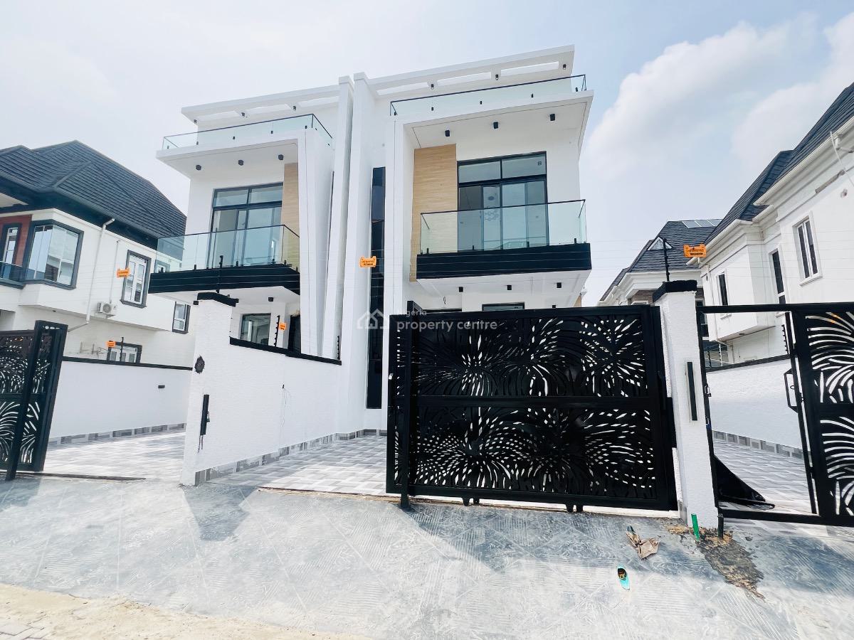 Lovely 4 Bedroom Duplex with Bq, Orchid Road Lekki, Lekki Phase 2, Lekki, Lagos, Semi-detached Duplex for Sale