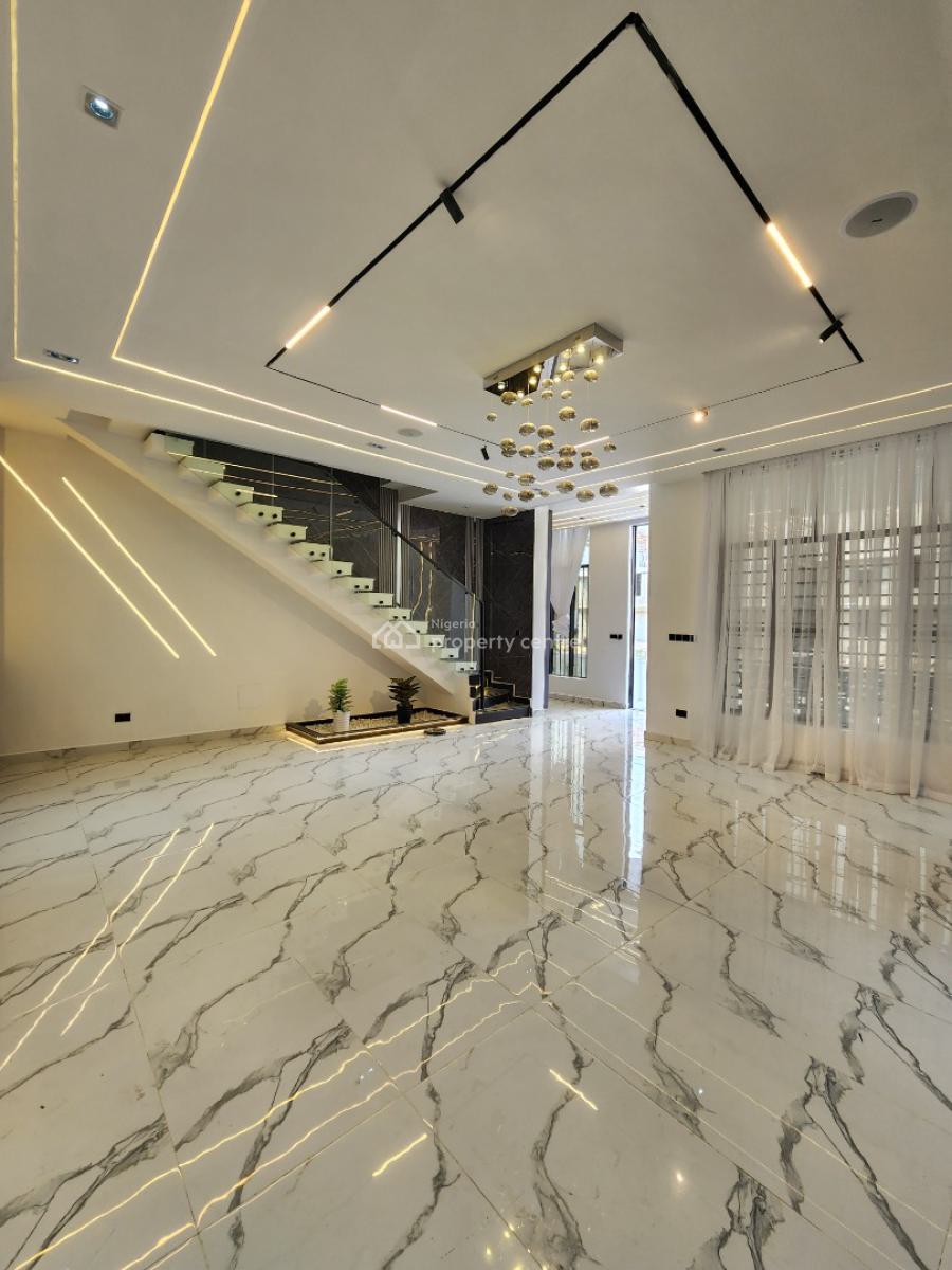 Premium 5 Bedroom Detached Duplex with Bq, & Pool, Chevron Toll Gate, Lekki, Lagos, Detached Duplex for Sale