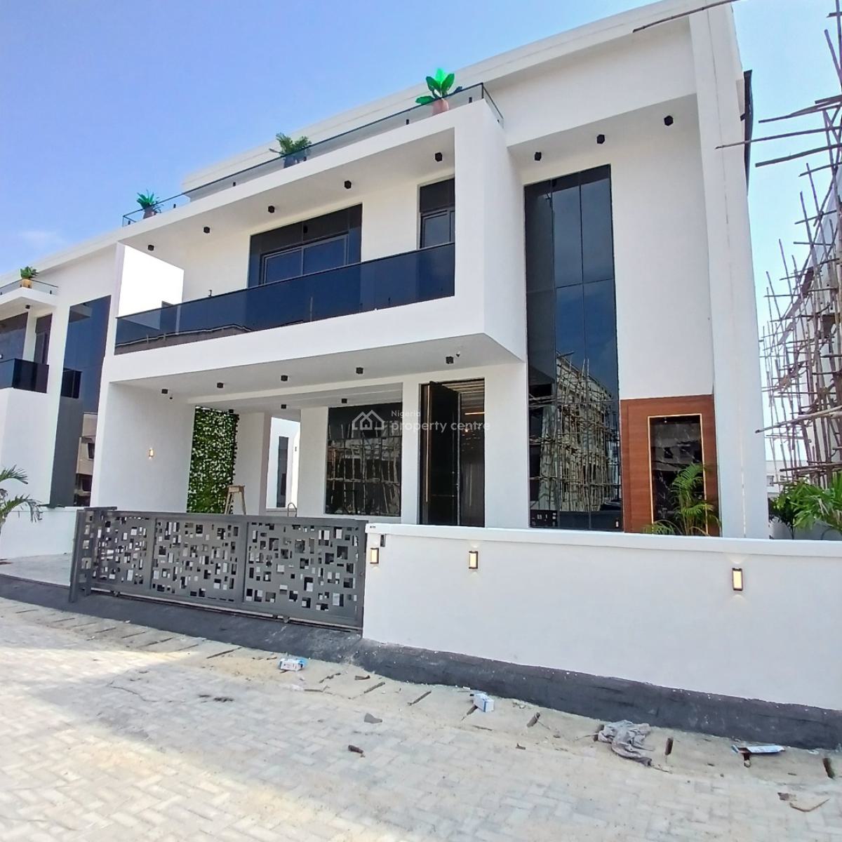 Astonishing 5 Bedroom Detached Duplex with Swimming Pool, & Bq, Chevron Toll Gate, Lekki, Lagos, Detached Duplex for Sale