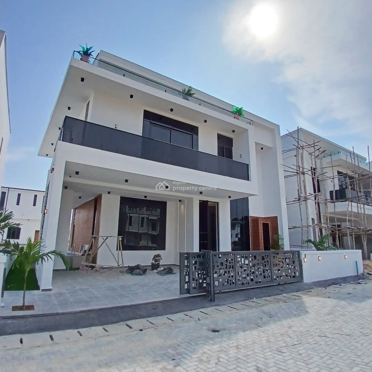 Astonishing 5 Bedroom Detached Duplex with Swimming Pool, & Bq, Chevron Toll Gate, Lekki, Lagos, Detached Duplex for Sale