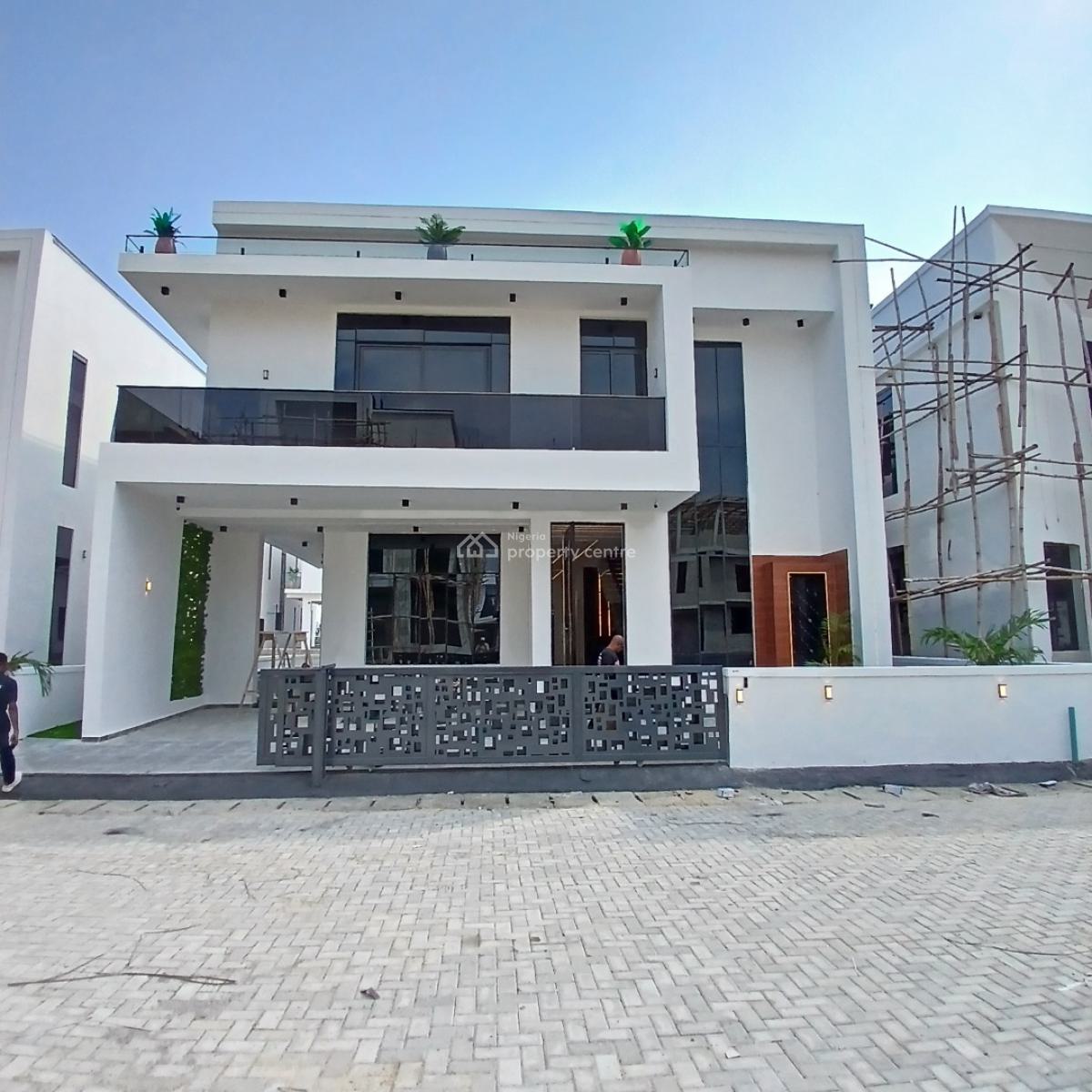 Astonishing 5 Bedroom Detached Duplex with Swimming Pool, & Bq, Chevron Toll Gate, Lekki, Lagos, Detached Duplex for Sale