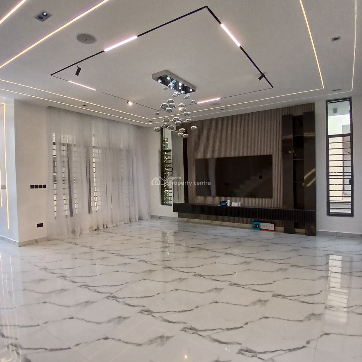 Astonishing 5 Bedroom Detached Duplex with Swimming Pool, & Bq, Chevron Toll Gate, Lekki, Lagos, Detached Duplex for Sale