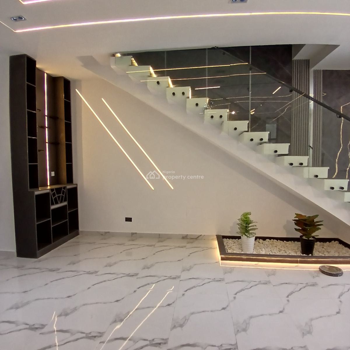 Astonishing 5 Bedroom Detached Duplex with Swimming Pool, & Bq, Chevron Toll Gate, Lekki, Lagos, Detached Duplex for Sale