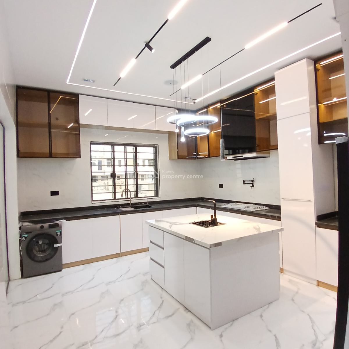 Astonishing 5 Bedroom Detached Duplex with Swimming Pool, & Bq, Chevron Toll Gate, Lekki, Lagos, Detached Duplex for Sale