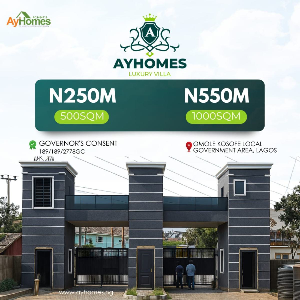 Luxury Land, Omole Kosofe, Ojodu Berger, Ojodu, Lagos, Mixed-use Land for Sale