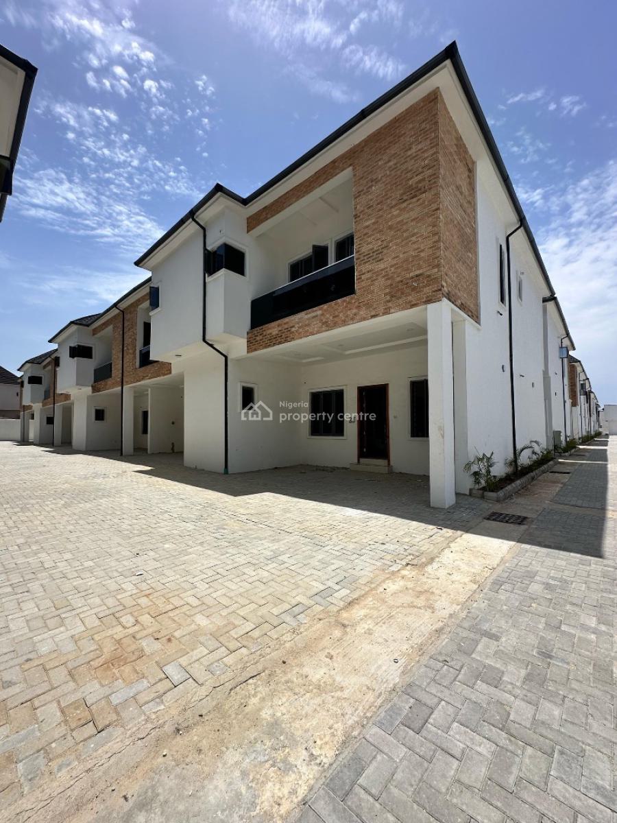Fully Serviced ,4 Bedroom Terrace Duplexes in a Secured Location, Orchid Road, Lekki, Lagos, Terraced Duplex for Sale