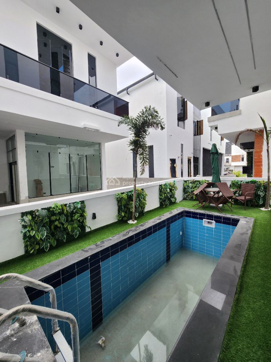 Luxury 5 Bedroom Detached Duplex with Bq, Pool, Chevron Toll Gate, Lekki, Lagos, Detached Duplex for Sale